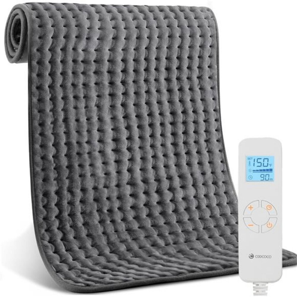 Large Heating Pad for Back Pain Relief 17"x33" Extra Large Heat Pad